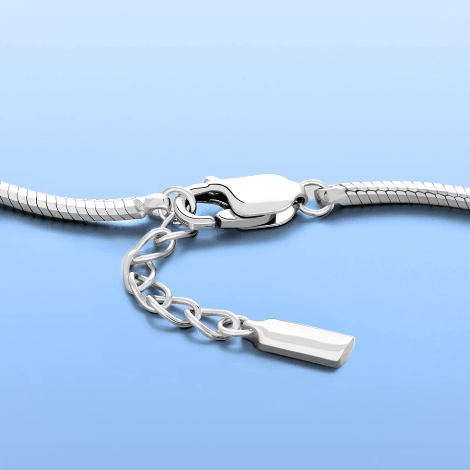 Pulseira Minimalista Malha Serpente - 1.4mm