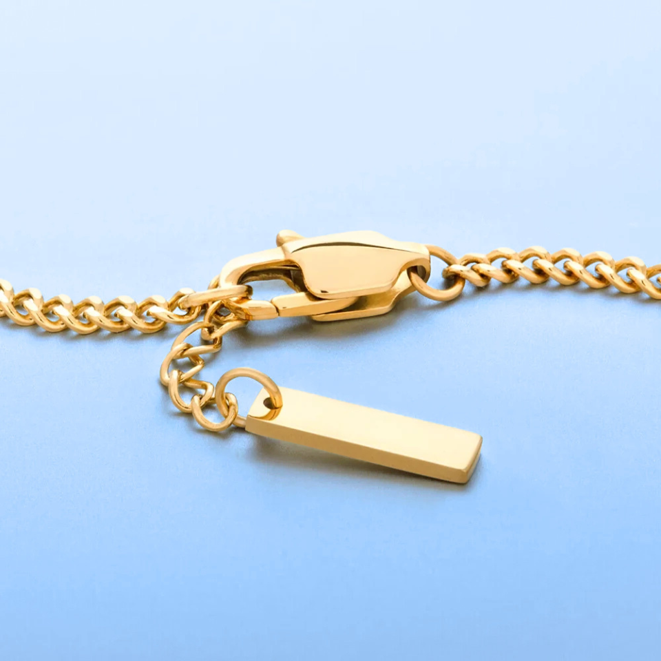 Pulseira Minimalista Corrente cubana - 1.8 mm
