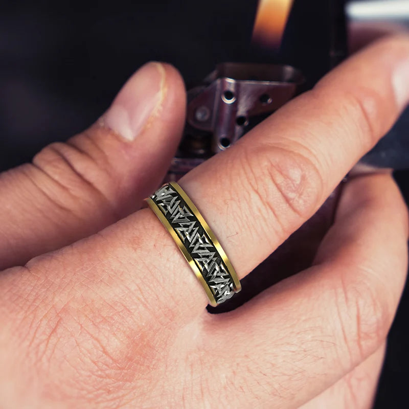Anel Masculino Valknut Nórdico – Prata 925