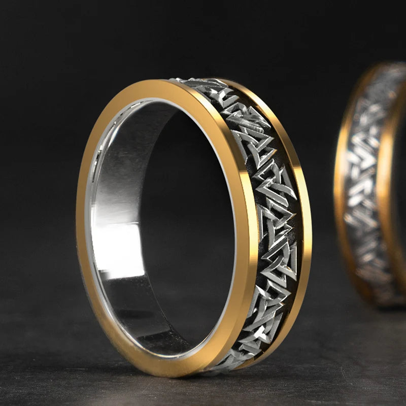 Anel Masculino Valknut Nórdico – Prata 925