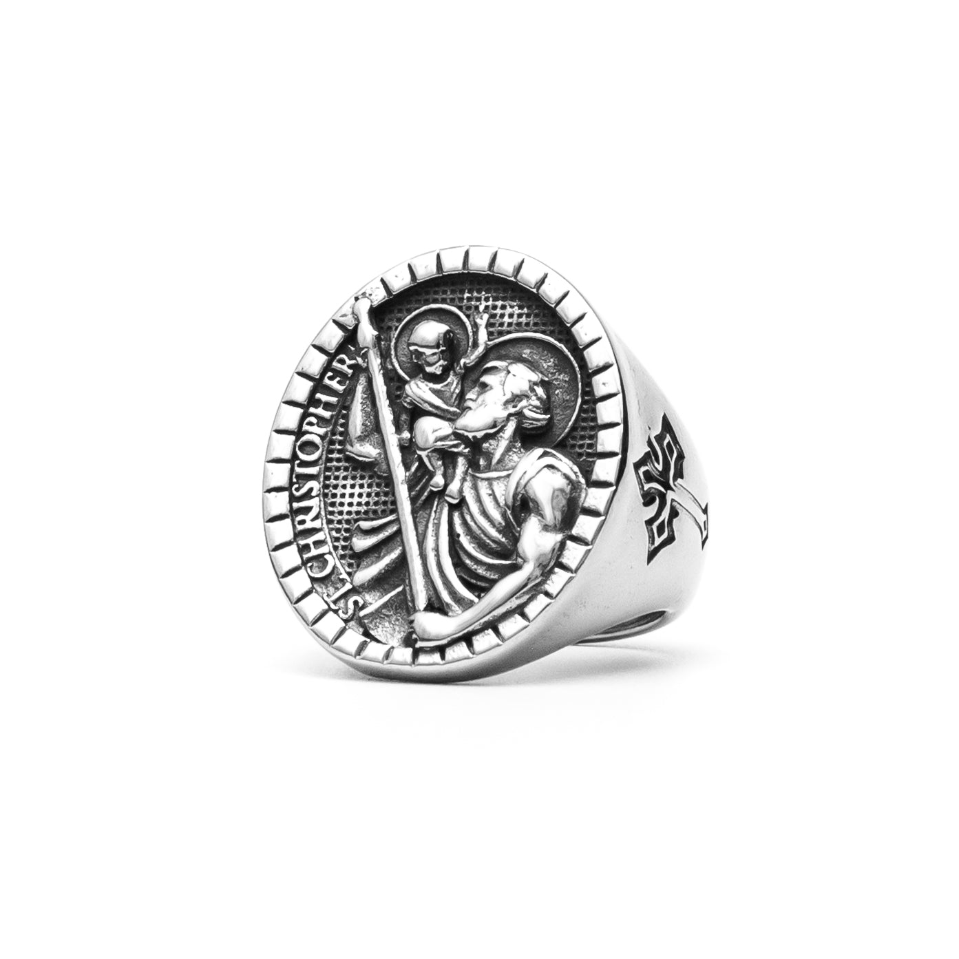 Anel Saint Christopher - Guia e Proteção