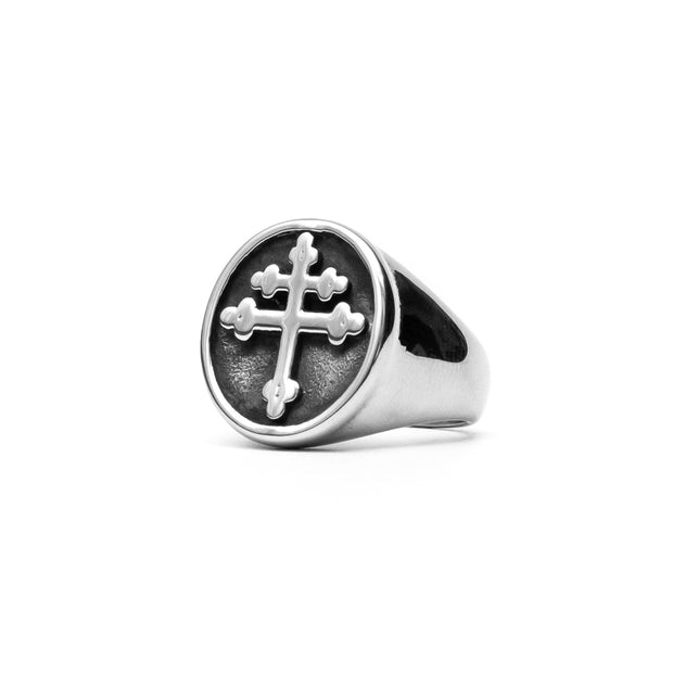 Anel Cross of Lorraine - Marca de Resistência