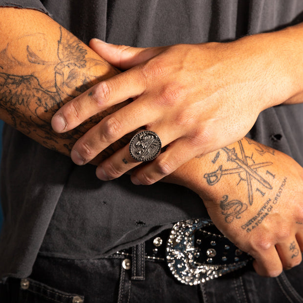 Anel Saint Christopher - Guia e Proteção