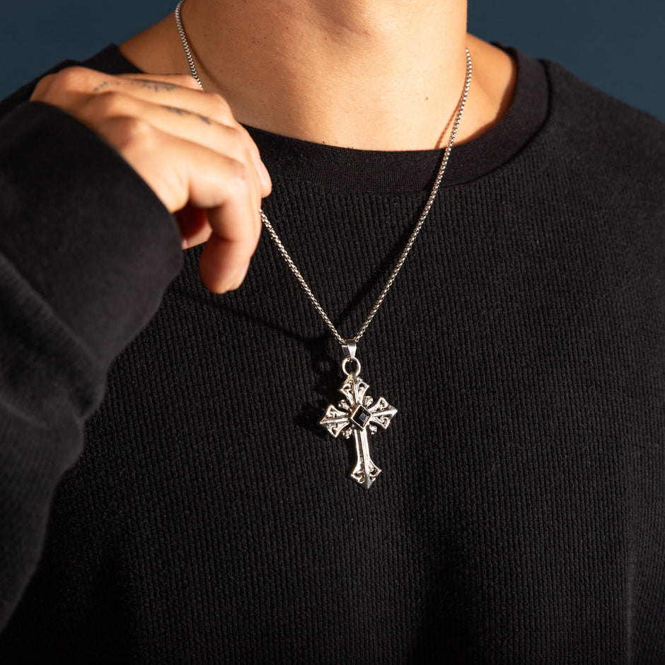 Colar Obsidian Creed - Crença Pessoal