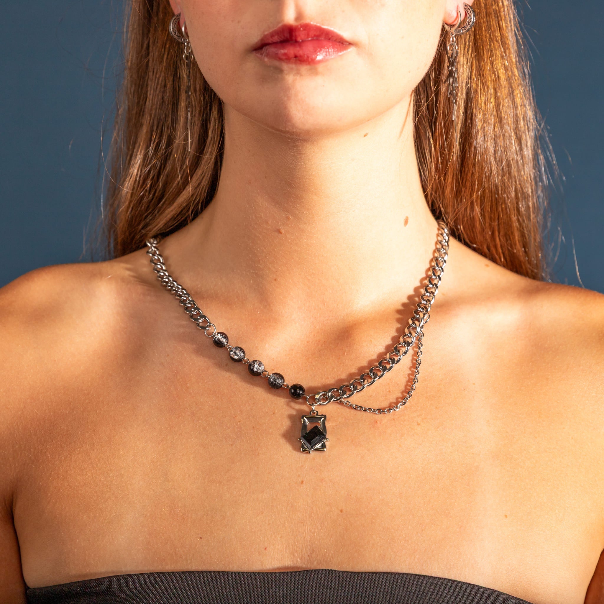 Colar Black Obscura -  Estrutura do Caos