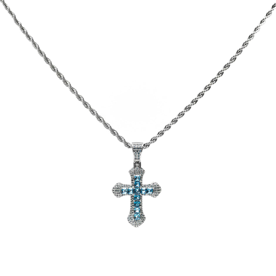 Colar Blue Glory - O Peso da Conquista