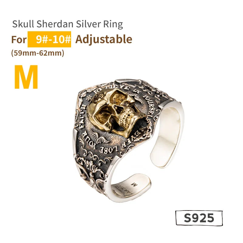Anel Masculino Crânio Soul – Prata 925