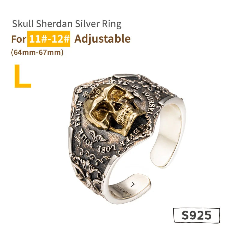 Anel Masculino Crânio Soul – Prata 925