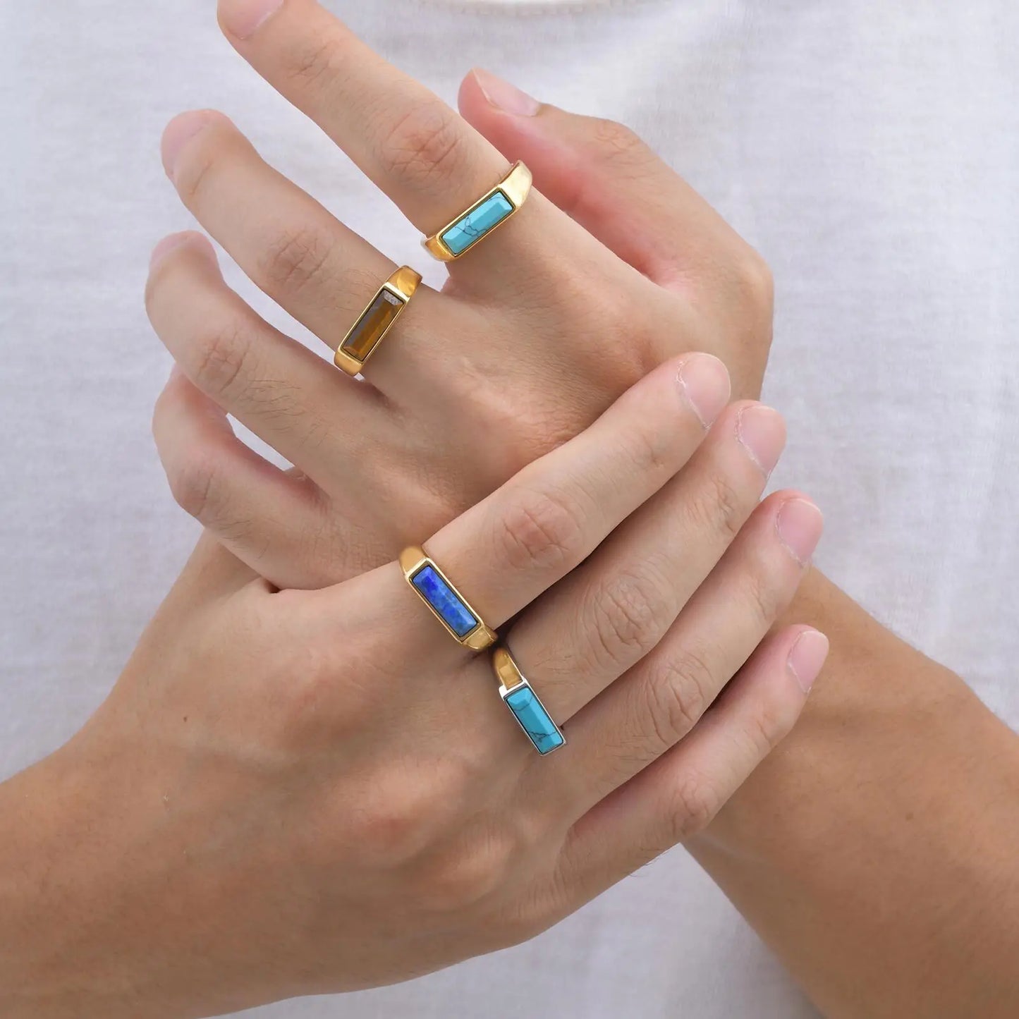 Anel Masculino Elementum Deep Blue
