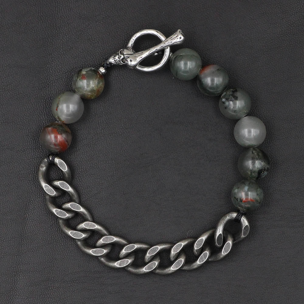 Pulseira Masculina Connect de Pedras Naturais - 8mm