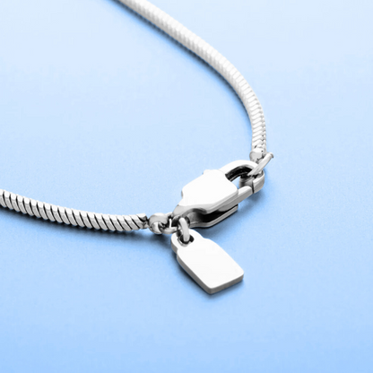 Colar Minimalista Malha Serpente - 1.4mm