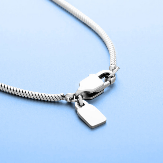 Colar Minimalista Malha Serpente - 1.4mm