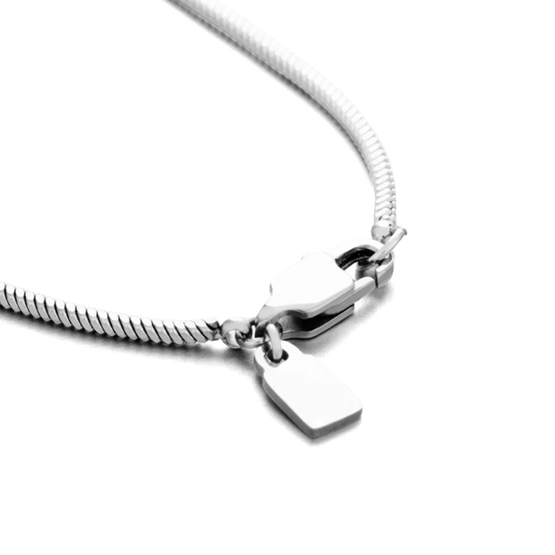 Colar Minimalista Malha Serpente - 1.4mm