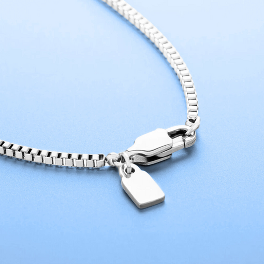 Colar Minimalista Corrente Box - 1.4 mm