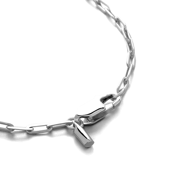 Colar Minimalista Corrente Clip - 2 mm