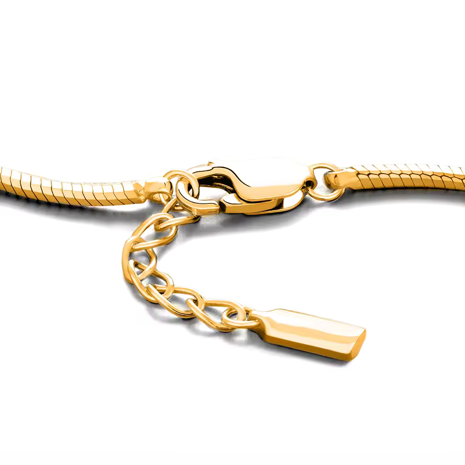 Pulseira Minimalista Malha Serpente - 1.4mm