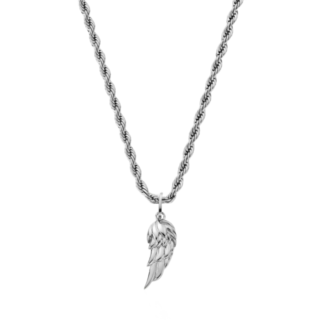 Colar Masculino Pingente de Asa - Ouro