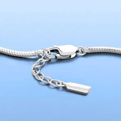 Pulseira Minimalista Malha Serpente - 1.4mm