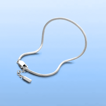 Pulseira Minimalista Malha Serpente - 1.4mm