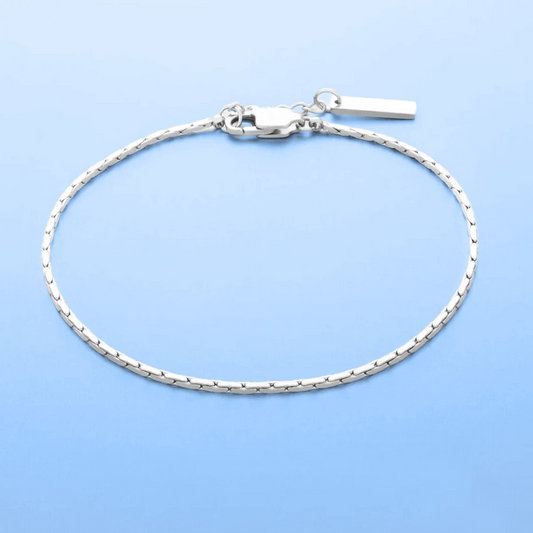 Pulseira Minimalista Corrente Arame - 1.3 mm