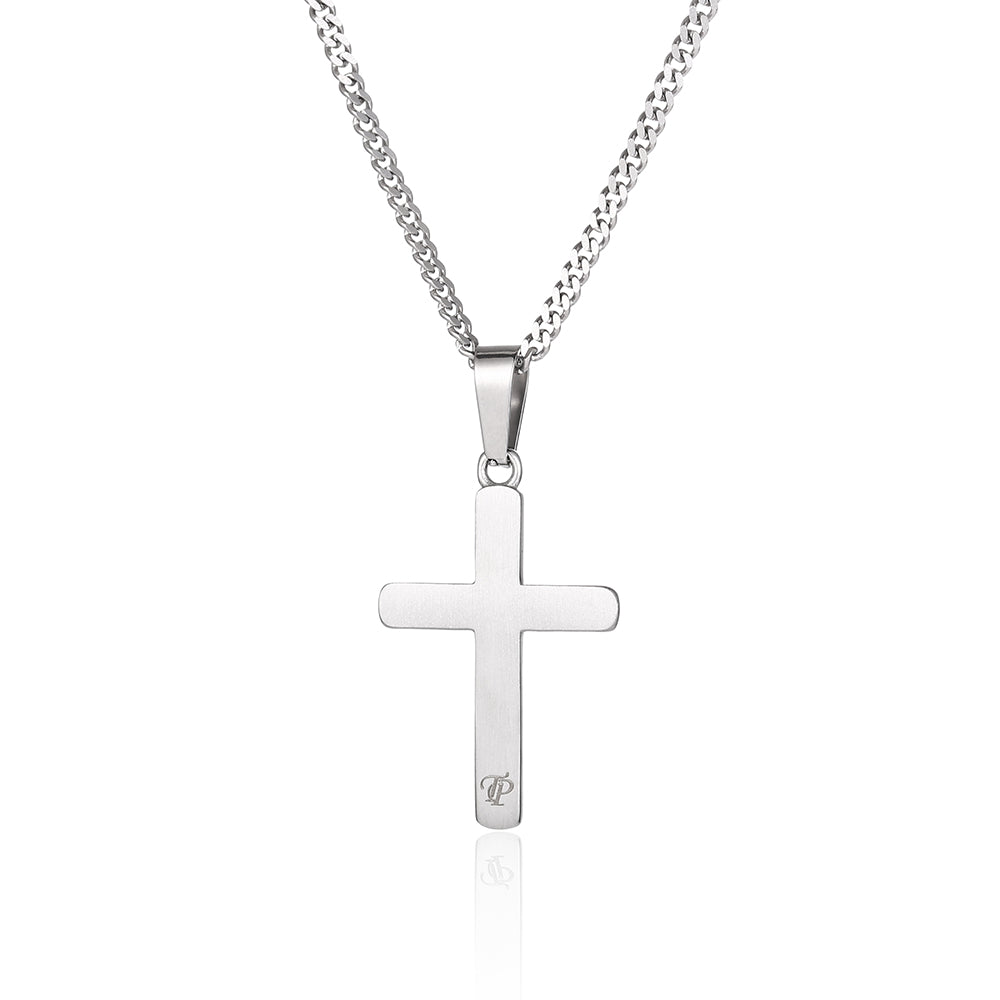 Colar Masculino Pingente T - Ouro