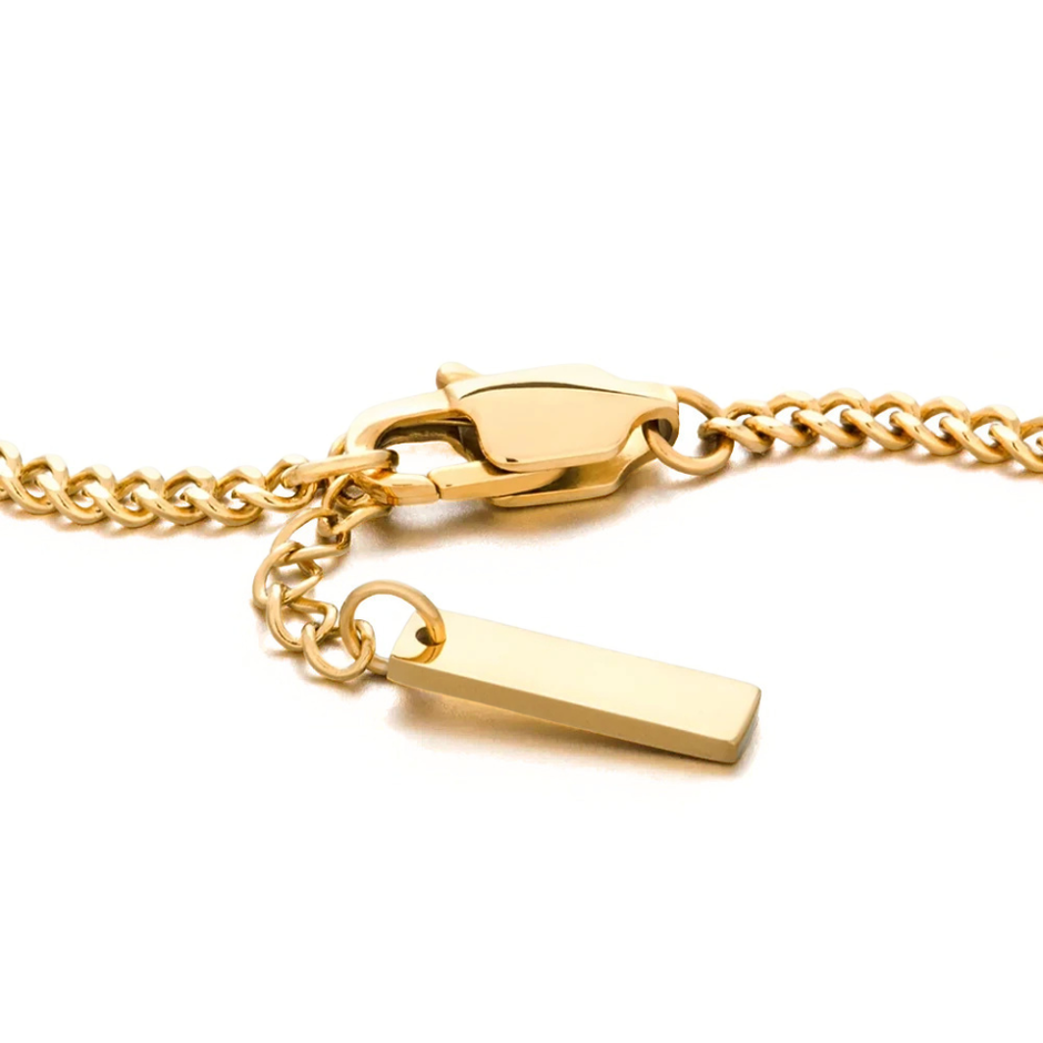 Pulseira Minimalista Corrente cubana - 1.8 mm