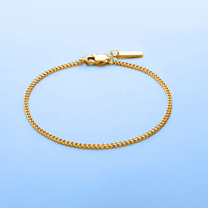 Pulseira Minimalista Corrente cubana - 1.8 mm