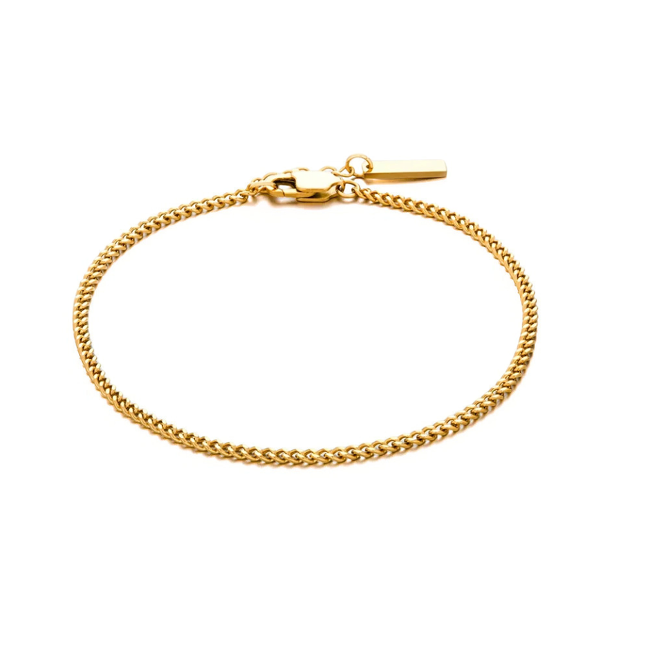 Pulseira Minimalista Corrente cubana - 1.8 mm