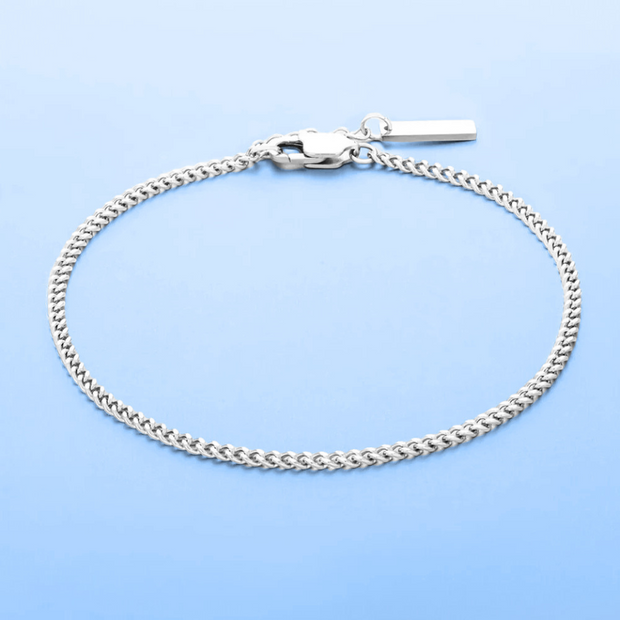 Pulseira Minimalista Corrente cubana - 1.8 mm