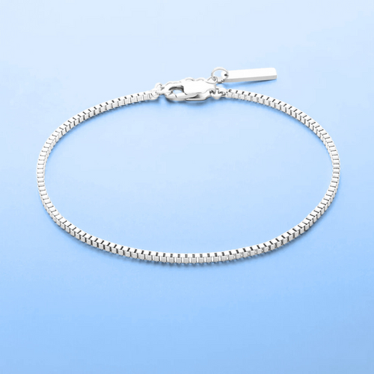 Pulseira Minimalista Corrente Box - 1.5 mm
