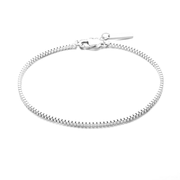 Pulseira Minimalista Corrente Box - 1.5 mm