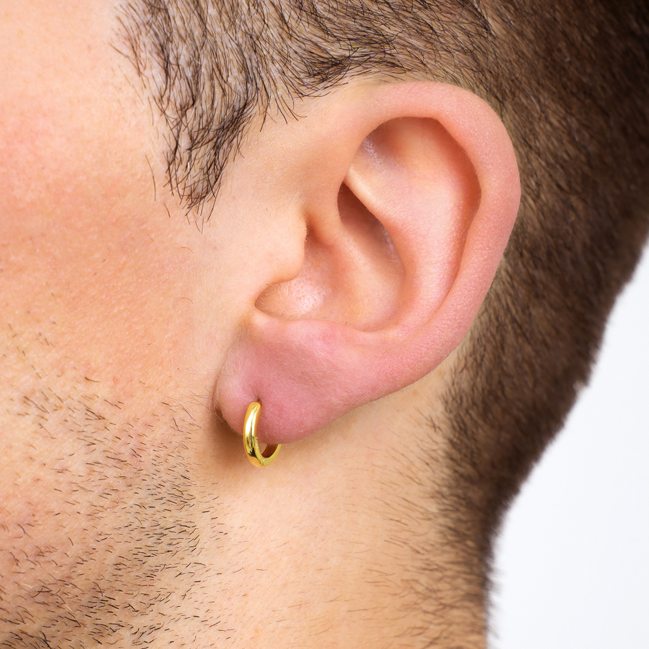 Brinco de Argola Ouro - 13mm