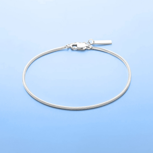 Pulseira Minimalista Corrente Quadrada - 1.4 mm