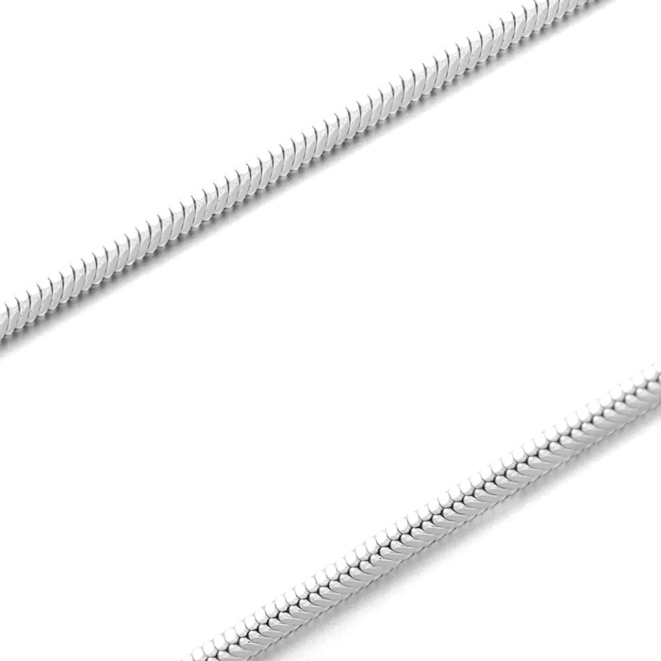 Colar Minimalista Malha Serpente - 1.4mm