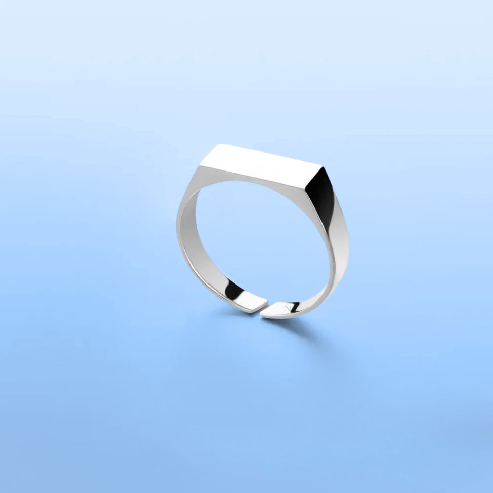 Anel Masculino Minimalista Cuff