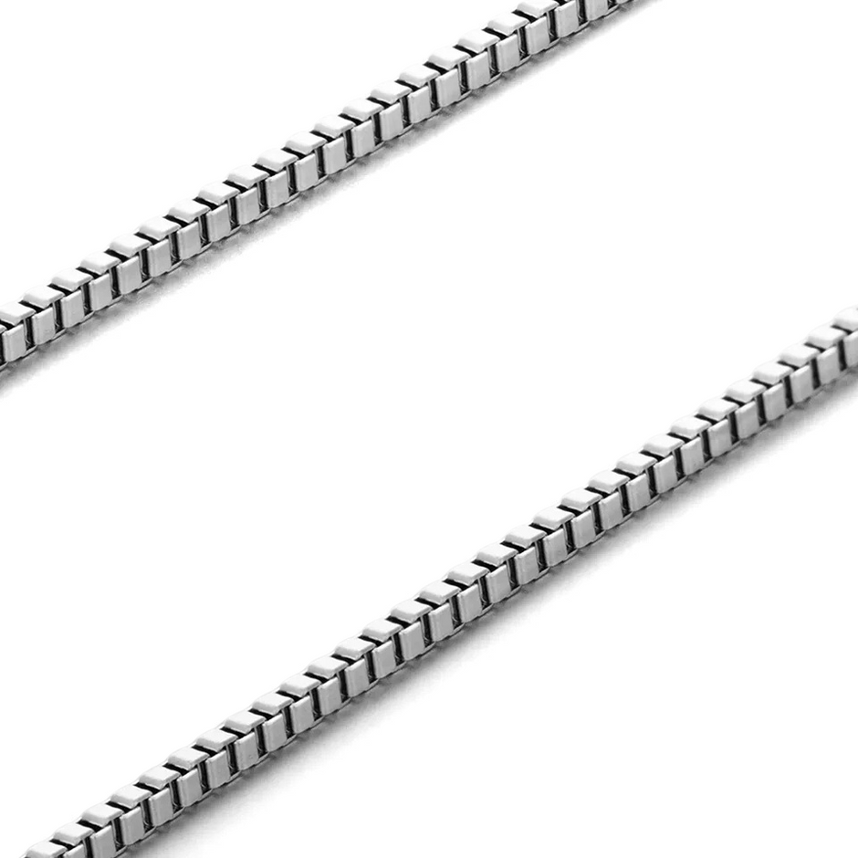 Colar Minimalista Corrente Box - 1.4 mm