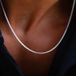 Colar Minimalista Corrente Box - 1.4 mm