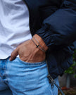 Pulseira Masculina Cruzada