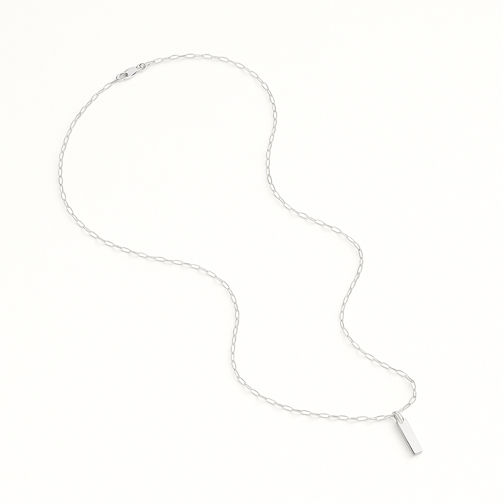 Colar Minimalista Corrente Clip - 2 mm