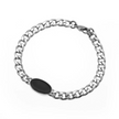 Pulseira Masculina Corrente Cubana Black Eyes