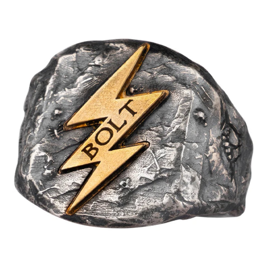 Anel Masculino Raio de Zeus – Prata 925