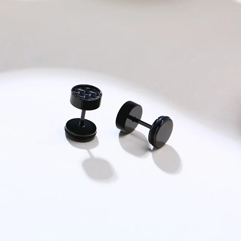 Brinco Masculino de Fibra de Carbono