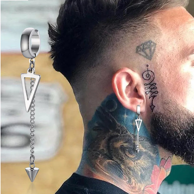 Brinco de Pressão Masculino de Corrente Longa