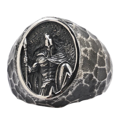 Anel Masculino Guerreiro Espartano – Prata 925