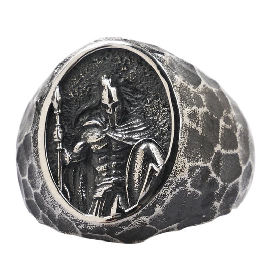 Anel Masculino Guerreiro Espartano – Prata 925