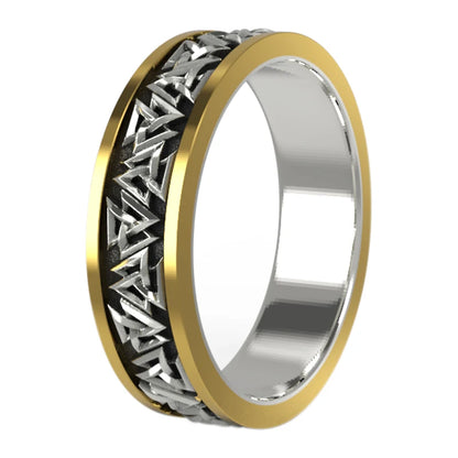 Anel Masculino Valknut Nórdico – Prata 925