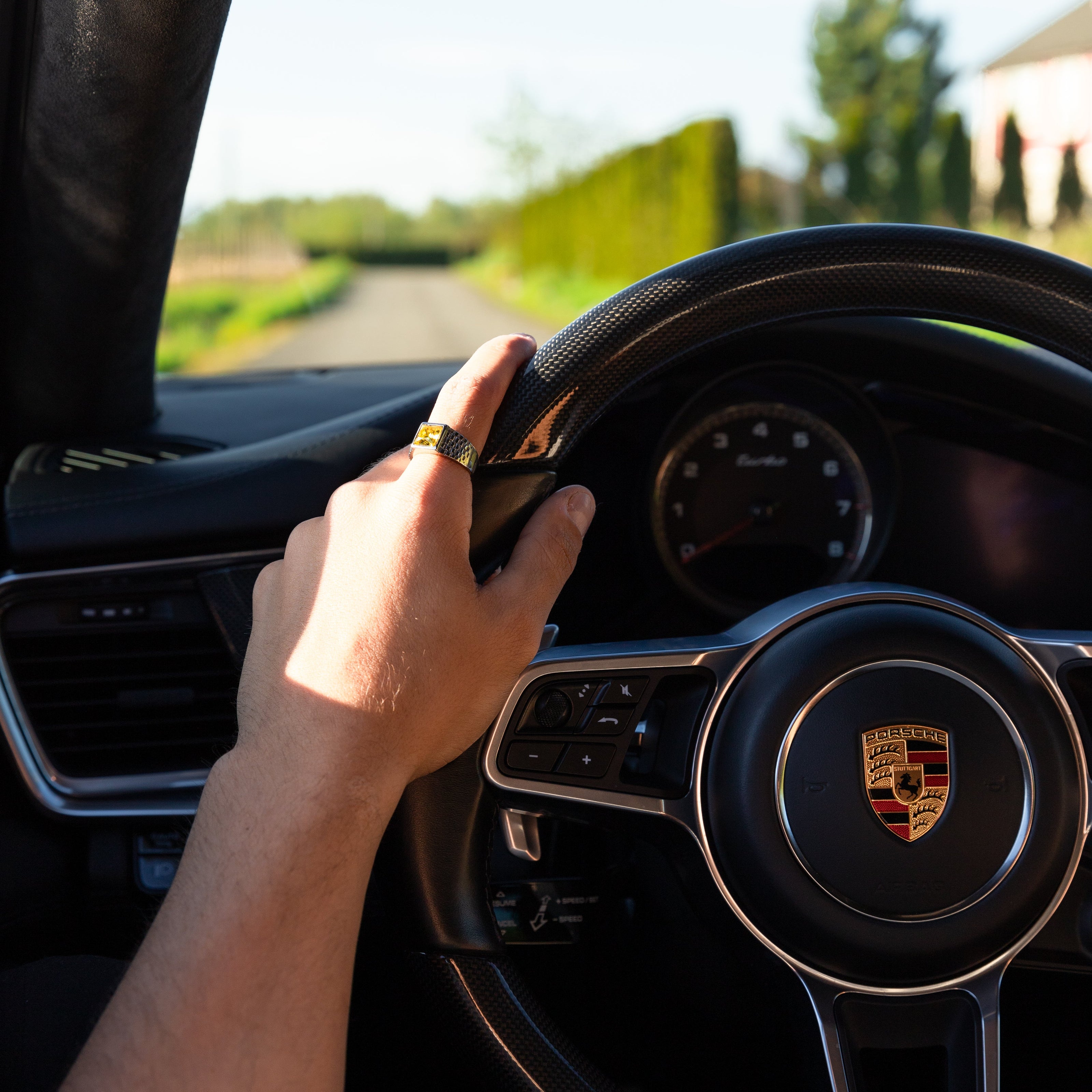 Anel Masculino Relix Amarelo