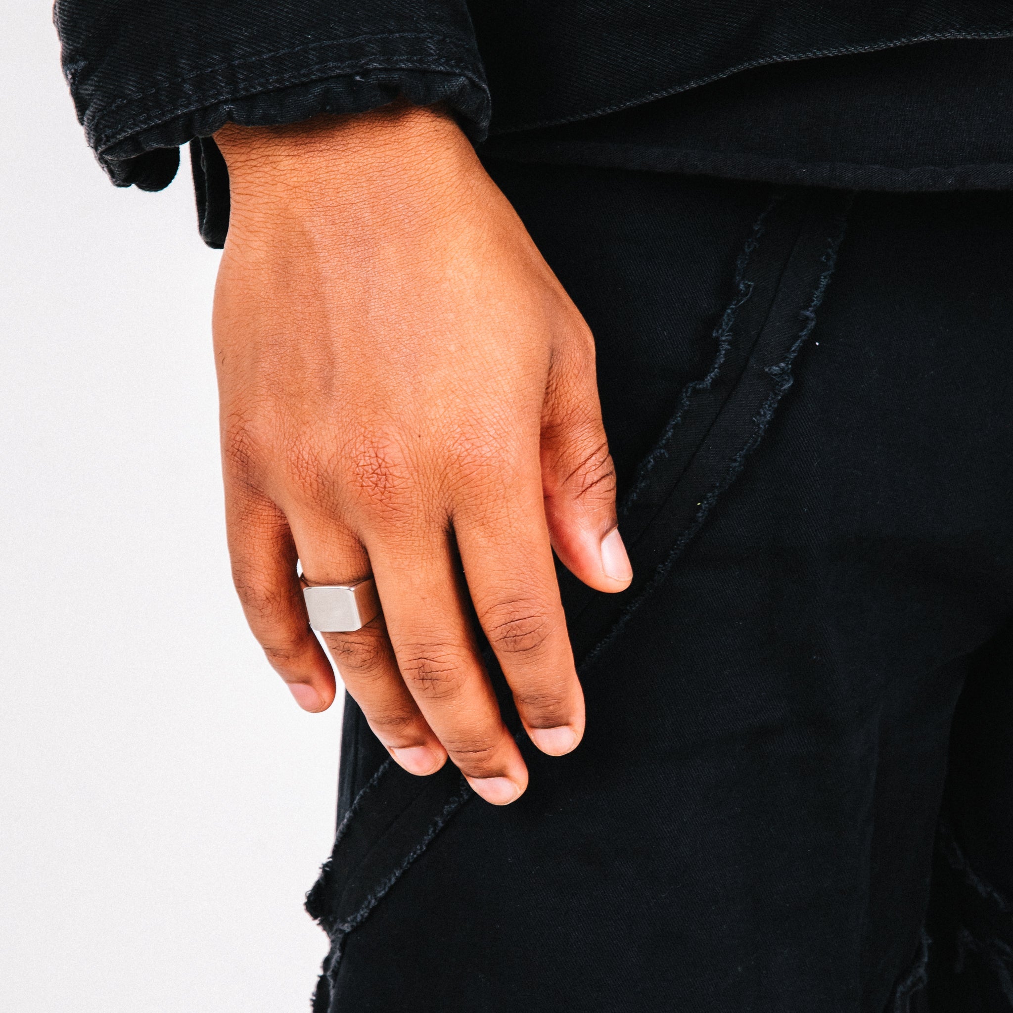 Anel Masculino Sinete Forjar