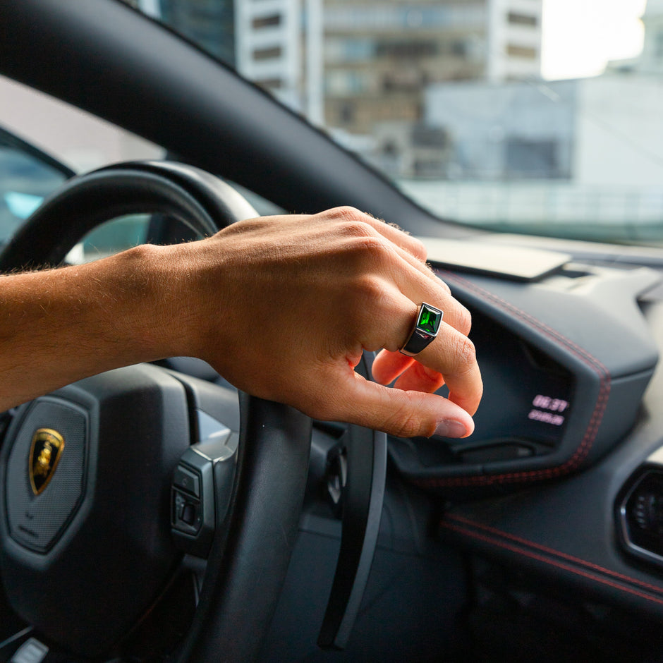 Anel Masculino Opium Verde