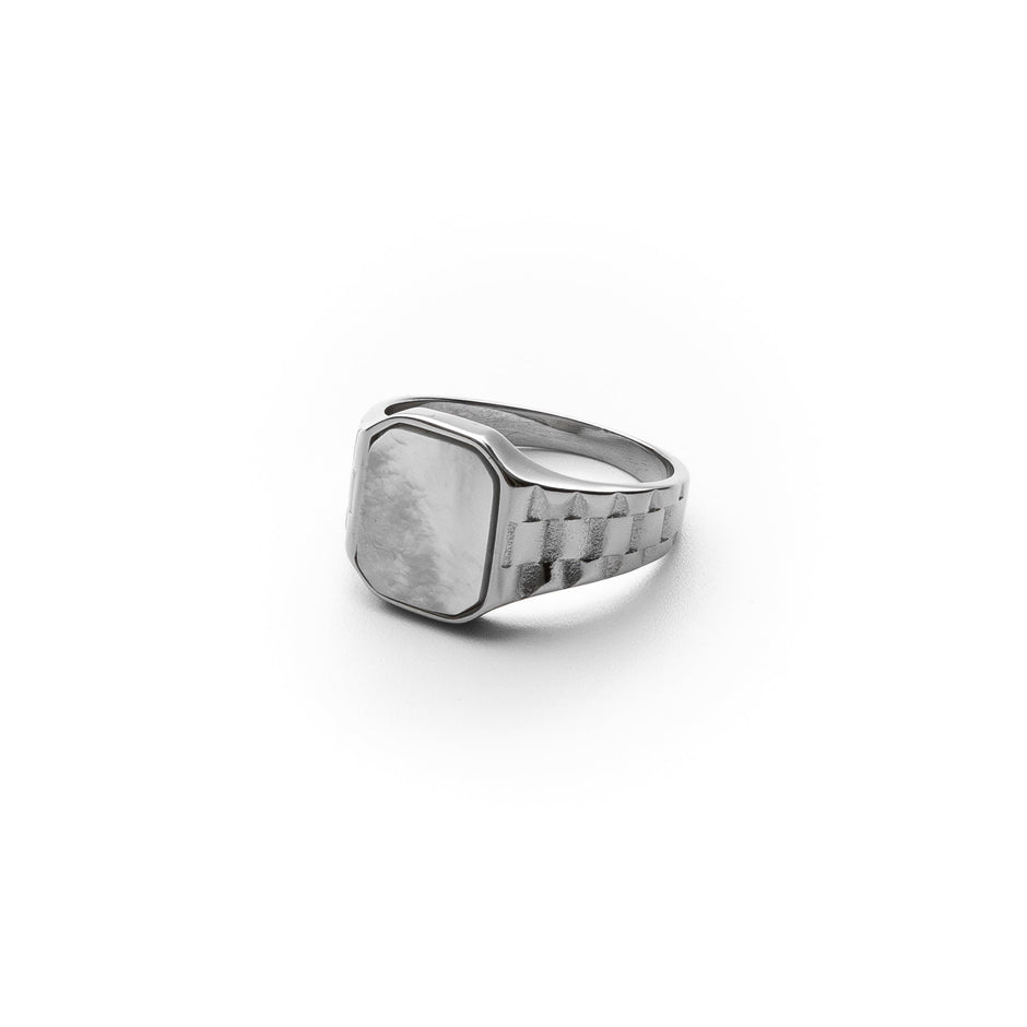 Anel Masculino Monarca (Branco)